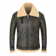 B-3 Leather Sheepskin Shearling Jacket