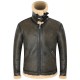 B-3 Leather Sheepskin Shearling Jacket B-3 Leather Sheepskin Shearling Jacket