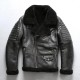 Mens Genuine Cow Skin Real Fur Shearling Jacket Mens Genuine Cow Skin Real Fur Shearling Jacket