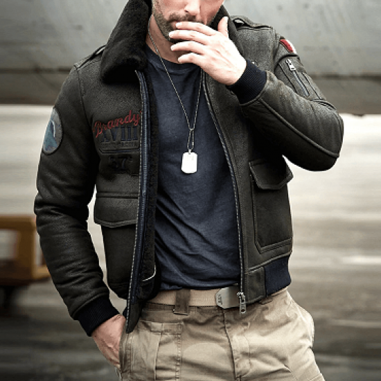 B6 Airforce Flight Black Jacket B6 Airforce Flight Black Jacket