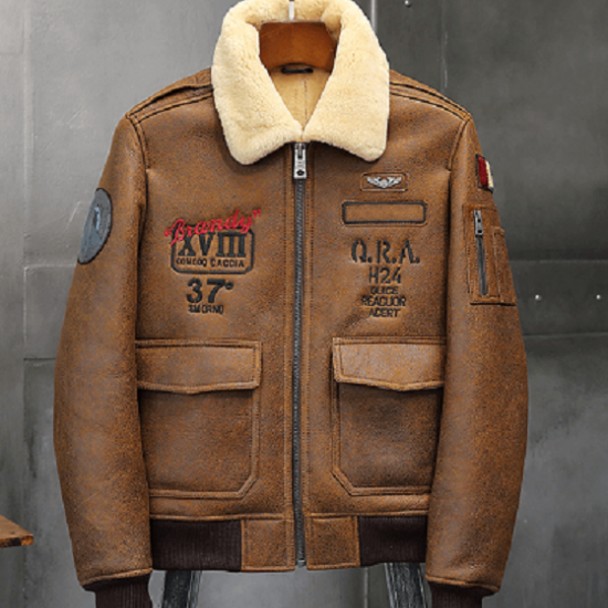 B6 Airforce Flight Brown Jacket B6 Airforce Flight Brown Jacket