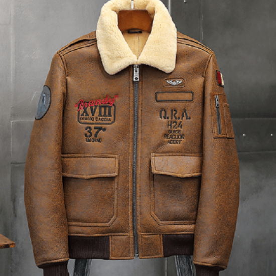 B6 Airforce Flight Brown Jacket