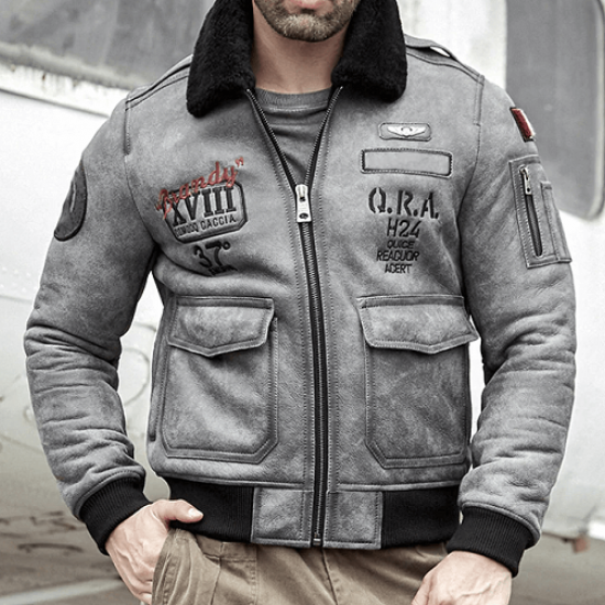 B6 Airforce Flight Gray Jacket