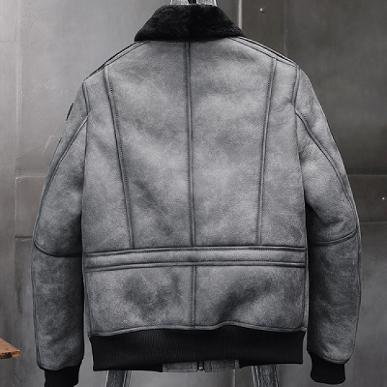 B6 Airforce Flight Gray Jacket B6 Airforce Flight Gray Jacket