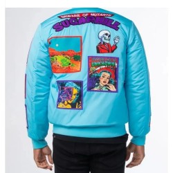 Mutant Baby Blue Bomber Jacket