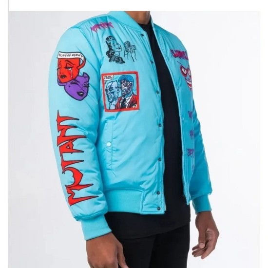 Mutant Baby Blue Bomber Jacket