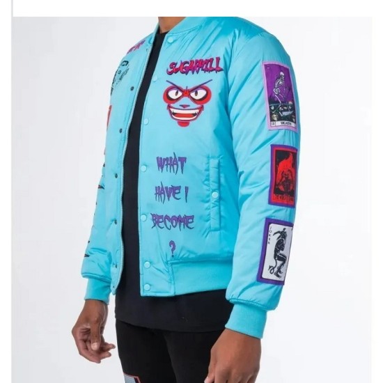 Mutant Baby Blue Bomber Jacket