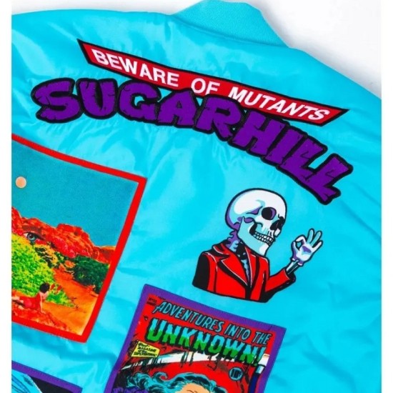 Mutant Baby Blue Bomber Jacket