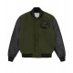 BBC Astro Letterman Green and Black Jacket