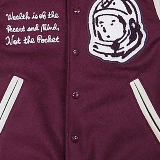 Maroon and White BBC Letterman Jacket Maroon and White BBC Letterman Jacket