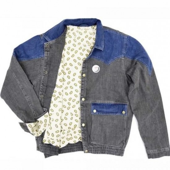 Marty Mcfly Back to The Future Blue Jacket Marty Mcfly Back to The Future Blue Jacket