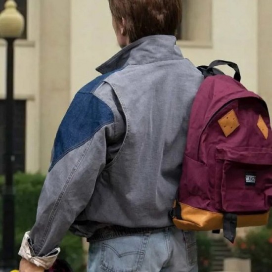 Marty Mcfly Back to The Future Blue Jacket Marty Mcfly Back to The Future Blue Jacket