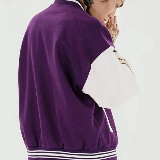 Skeleton Bad To The Bone Baseball Jacket Skeleton Bad To The Bone Baseball Jacket