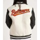 Baltimore Orioles Black and Off White Varsity Jacket