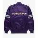 Ravens Purple Baltimore Satin Jacket Ravens Purple Baltimore Satin Jacket