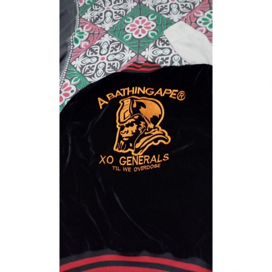 Ape XO Generals Bape A Bathing Varsity Jacket