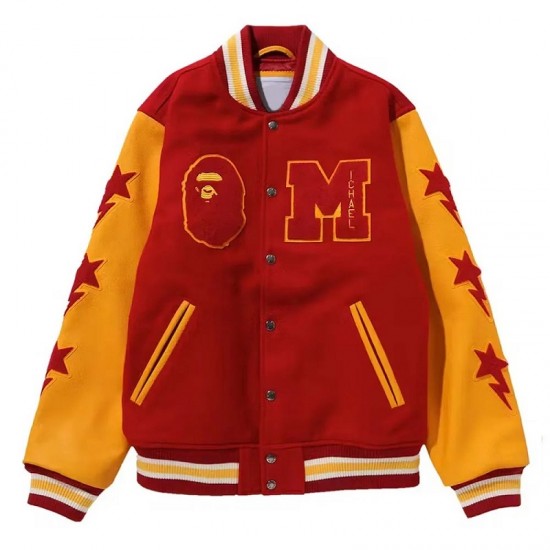 Bape Michael Jackson Varsity Jacket Bape Michael Jackson Varsity Jacket