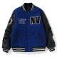 Bape NBHD Blue Varsity Jacket Bape NBHD Blue Varsity Jacket