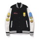 Bape Simpsons Baby Milo Black Varsity Jacket Bape Simpsons Baby Milo Black Varsity Jacket