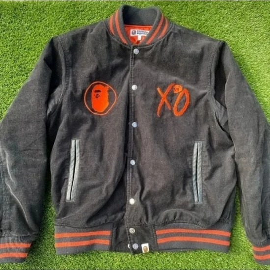Bape Xo The Weeknd Varsity Jacket