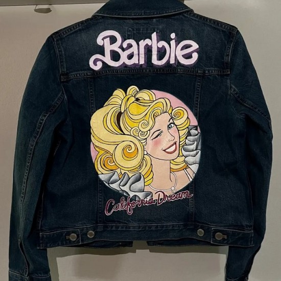 Barbie Denim Jacket, Barbie 2023 jacket Barbie Denim Jacket, Barbie 2023 jacket