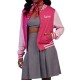 Barbie Embroidered Girls Varsity Jacket Barbie Embroidered Girls Varsity Jacket