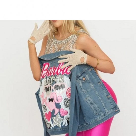 Barbie Love Jacket, Barbie Denim Jacket 2023 Barbie Love Jacket, Barbie Denim Jacket 2023