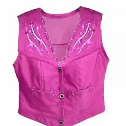 Barbie Margot Robbie Pink Vest 2023