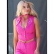 Barbie Margot Robbie Pink Vest 2023