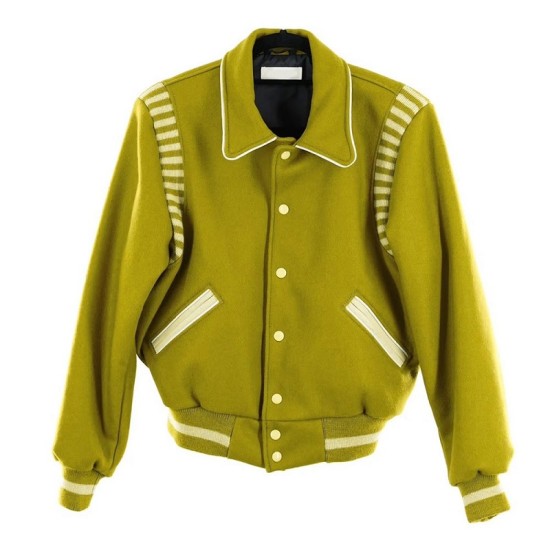 Bare Knuckles Western Varsity Wool Green Jacket