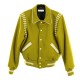 Bare Knuckles Western Varsity Wool Green Jacket