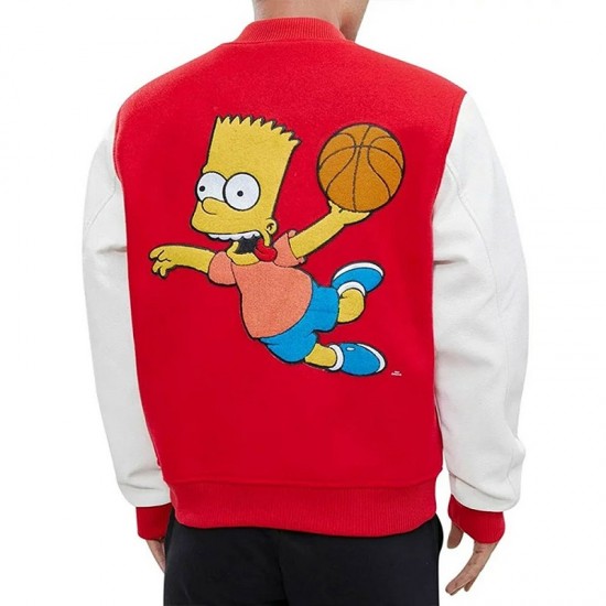 Bart Simpson Varsity Jacket Bart Simpson Varsity Jacket