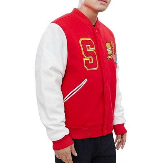 Bart Simpson Varsity Jacket