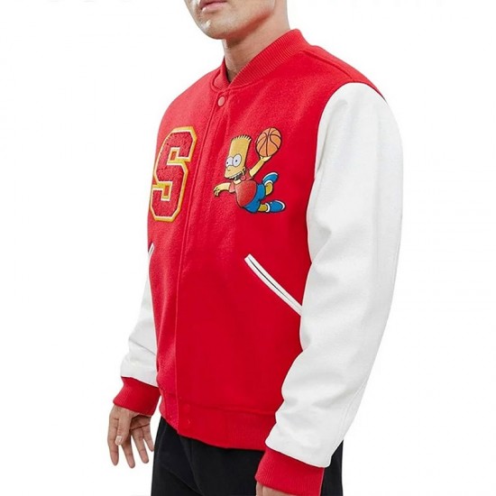 Bart Simpson Varsity Jacket