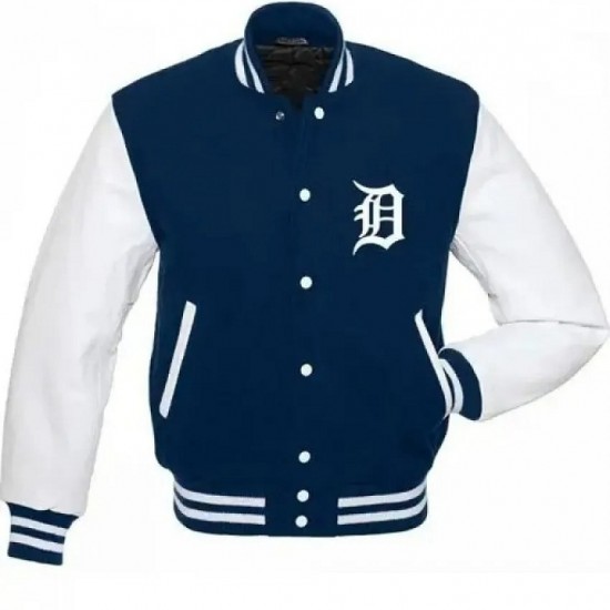 Detroit Tigers Baseball Team Bomber Jacket Detroit Tigers Baseball Team Bomber Jacket