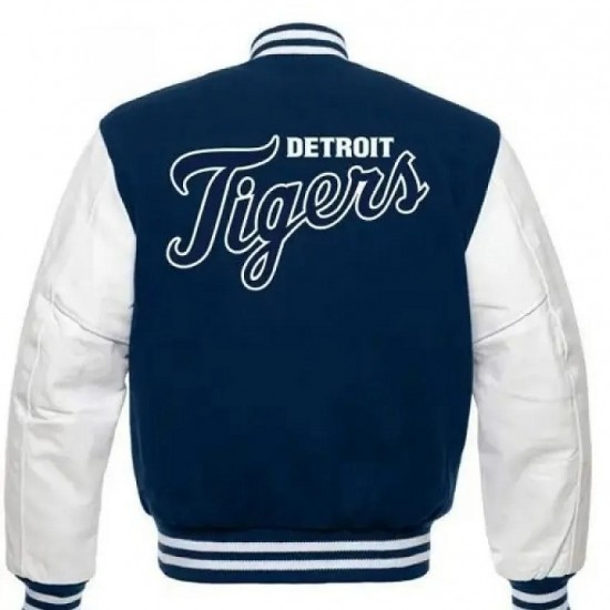 Detroit Tigers Baseball Team Bomber Jacket Detroit Tigers Baseball Team Bomber Jacket