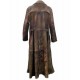 Bat-man Knightmare Dawn of Justice Brown Leather Long Trench Coat Costume Bat-man Knightmare Dawn of Justice Brown Leather Long Trench Coat Costume