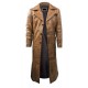 Bat-man Knightmare Dawn of Justice Brown Leather Long Trench Coat