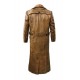 Bat-man Knightmare Dawn of Justice Brown Leather Long Trench Coat Bat-man Knightmare Dawn of Justice Brown Leather Long Trench Coat