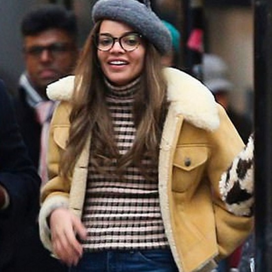 Batgirl Movie 2022 Barbara Gordon Shearling Jacket Batgirl Movie 2022 Barbara Gordon Shearling Jacket
