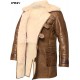 Bane Coat Knight Rises Tom Hardy Shearling Winter Leather Jacket