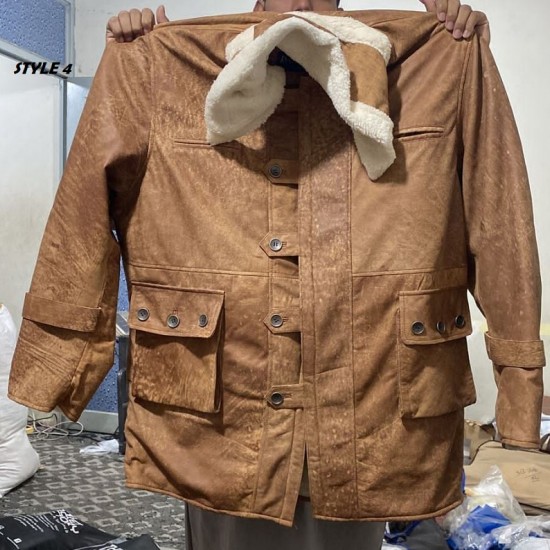 Bane Shearling Coat Jacket