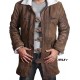 Mens Bane Knight Military Leather Cosplay Costume -  Coat  for Men