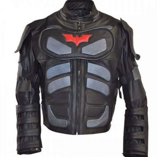 The Dark Knight Rises Batman Motorcycle Leather Jacket The Dark Knight Rises Batman Motorcycle Leather Jacket