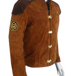 Galactica Warriors Viper Pilot Battlestar Suede Leather Jacket               