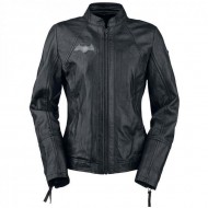 Womens Batwoman Black Leather Jacket With Hood