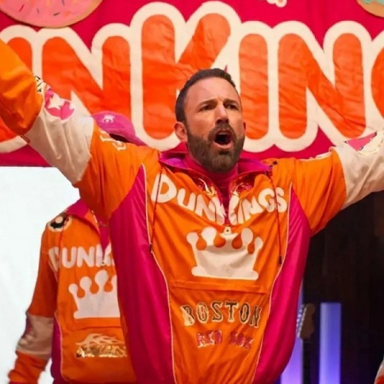 Ben Affleck Super Bowl Dunkings Donuts Jacket Ben Affleck Super Bowl Dunkings Donuts Jacket