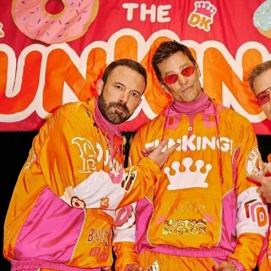 Ben Affleck Super Bowl Dunkings Donuts Jacket Ben Affleck Super Bowl Dunkings Donuts Jacket