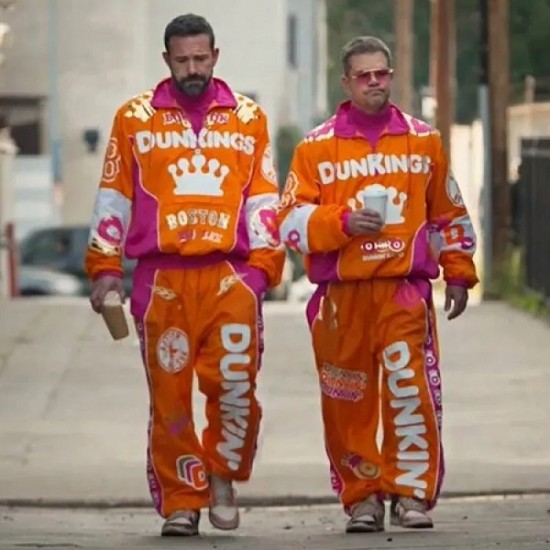 Ben Affleck Super Bowl Dunkings Donuts Jacket Ben Affleck Super Bowl Dunkings Donuts Jacket