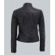 Womens Bergamo Black Slim Fit Genuine Leather Jacket Womens Bergamo Black Slim Fit Genuine Leather Jacket